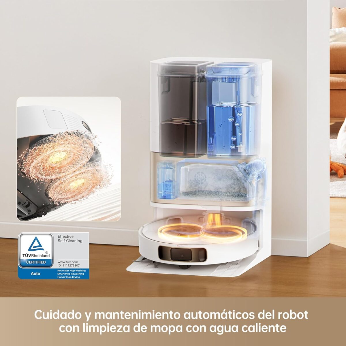 Limpeza Profunda Automática Dreame L10 S Pro Ultra Heat Branco - Image 3
