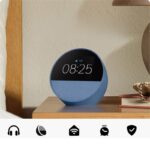 Amazon Echo Spot Smart Alarm Clock com som de qualidade e Alexa Azul - Image 3