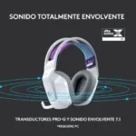 Logitech G G733 Branco - Auscultadores para jogos - Image 8