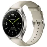 Xiaomi Watch 2 Smartwatch Gris Titânio com Bracelete de Couro Branco