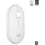 Logitech Pebble Mouse 2 M350 s Rato Silencioso Branco - Image 2