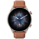 Amazfit GTR 3 Pro Smartwatch Couro Castanho - Image 3