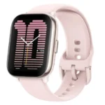 Amazfit Active AMOLED Smartwach com Bracelete de Silicone Petal Pink - Image 3
