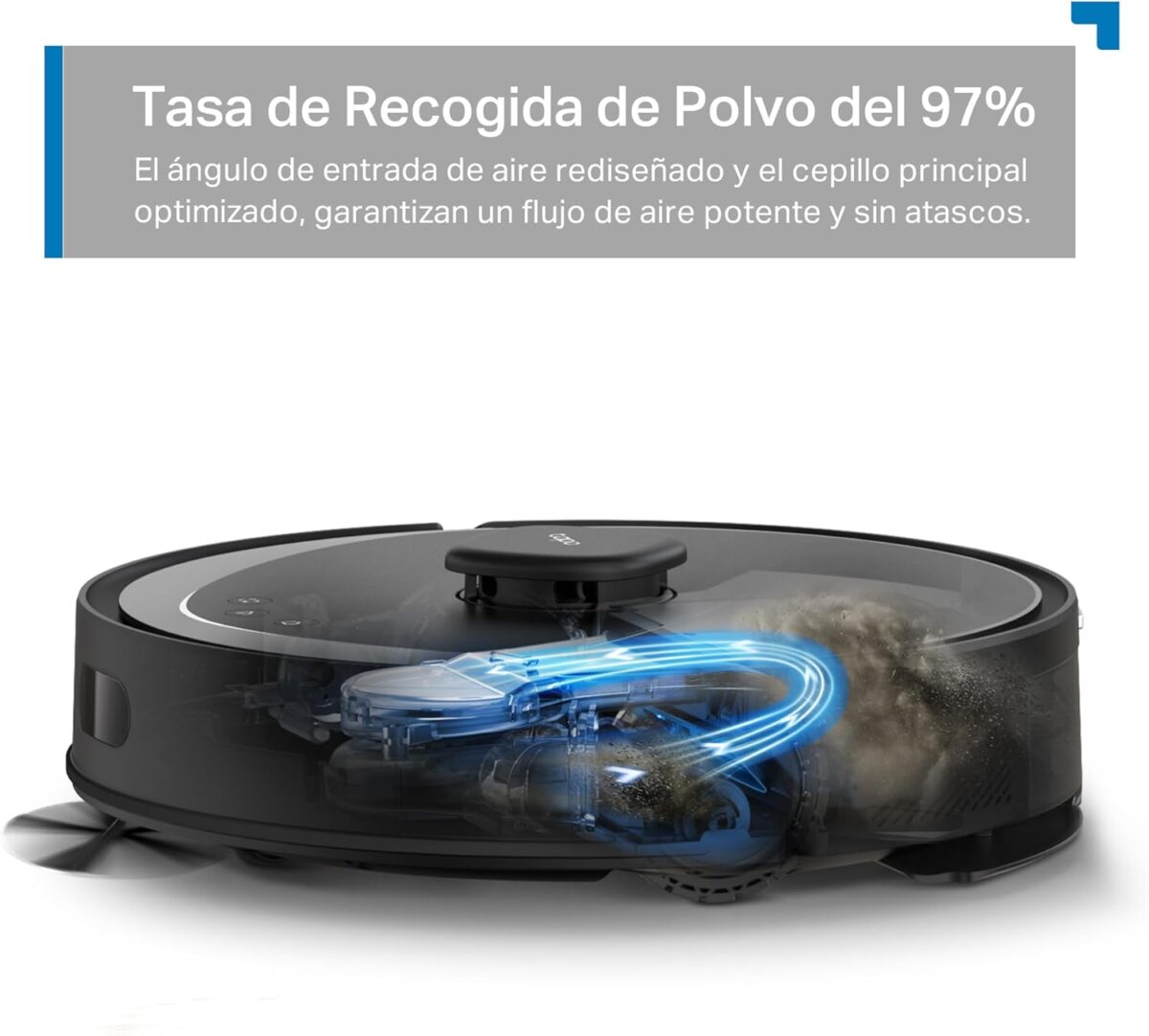 Aspirador Robô TP-Link Tapo RV30 Max Plus – 5300Pa, Mopa, Filtro HEPA, Estação Automática e Wi-Fi Preto - Image 5