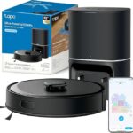 Aspirador Robô TP-Link Tapo RV30 Max Plus – 5300Pa, Mopa, Filtro HEPA, Estação Automática e Wi-Fi Preto
