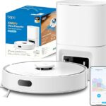 Aspirador Robô TP-Link Tapo RV30 Max Plus – 5300Pa Mopa, Filtro HEPA, Estação Automática e Wi-Fi Branco