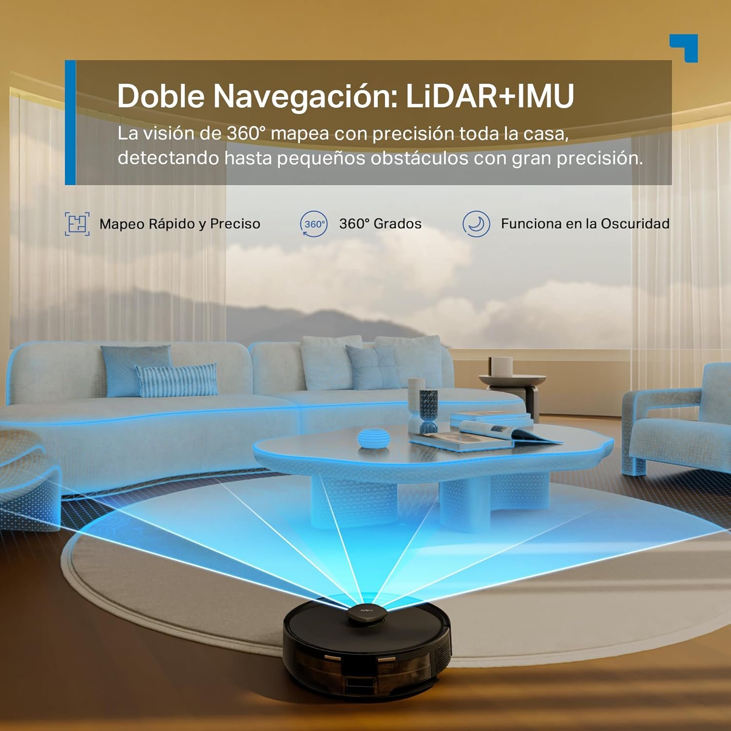 Aspirador Robô TP-Link Tapo RV30 Max Plus – 5300Pa, Mopa, Filtro HEPA, Estação Automática e Wi-Fi Preto - Image 4