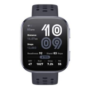 Amazfit Bip 6 Smartwatch 1.97" 2000nits com Mapas Offline e 140 Desportos Preto
