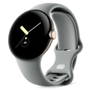 Google Pixel Watch Wi-Fi Dourado com Bracelete Avelã