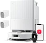 Robot Aspirador Roborock QV 35A com 8000Pa e Mopas Giratórias Duplas Eleváveis Branco