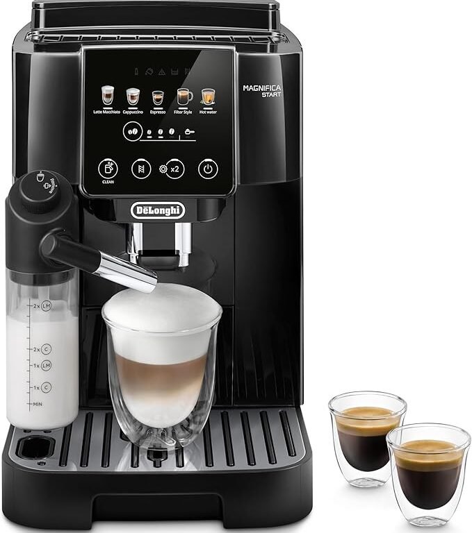De’Longhi Magnifica Start ECAM220.91.B – Máquina de Café Super Automática com Moinho, 15 Bar, LatteCrema