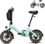 Bodywel T16 Pro Bicicleta Elétrica Dobrável 250W 36V 14'' Bateria 7.8Ah Autonomia até 60km