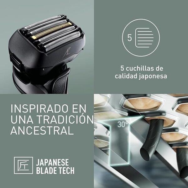 Panasonic Series 900 ES-LV6U – Máquina de Barbear Elétrica Profissional com Estojo em Couro - Image 4