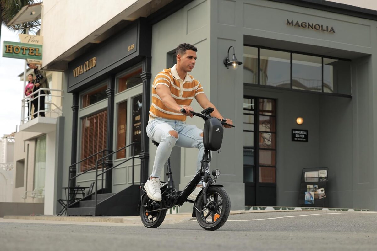 Bodywel T16 Pro Bicicleta Elétrica Dobrável 250W 36V 14'' Bateria 7.8Ah Autonomia até 60km - Image 3