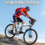 Bicicleta Elétrica Dobrável AOIHO M26-2 | 250W | 70km Autonomia | 21V - Image 5