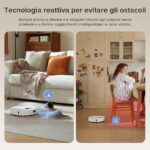 Robot Aspirador Roborock QV 35A com 8000Pa e Mopas Giratórias Duplas Eleváveis Branco - Image 5