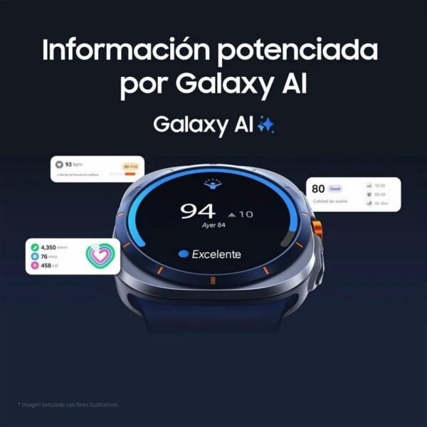 Samsung Galaxy Watch Ultra (2025) LTE Smartwatch Prateado Titânio - Image 5