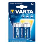 Pack 2x Pilhas Varta C Long Life Power LR14