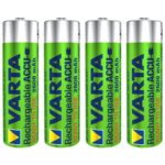 Pack 4x Pilhas Recarregáveis Varta AA ACCU Power 2600 mAh NiMH - Image 2