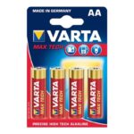 Pack 4x Pilhas Varta AA Long Life Max Power LR06