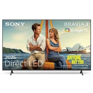 Sony Bravia 3 K65S35 – TV LED 65″ 4K UHD · Google TV · Triluminos Pro · Dolby Vision & Atmos