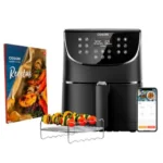 Cosori Smart Chef Edition 5,5 L – Air Fryer Sem Óleo com Wi-Fi, 1700 W, Preto