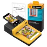 Kodak Dock ERA Yellow 4×6″ + 60 folhas — Impressora Instantânea / Pack Completo