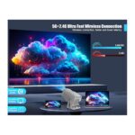 Magcubic HY320 Plus NTV Branco — Projetor Netflix-licenciado HD 1080p, 320 ANSI, Android 13, Wi-Fi Dual-Band, BT 5.2 - Image 6