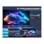 Magcubic HY320 Plus NTV Preto — Projetor Netflix-licenciado HD 1080p, 320 ANSI, Android 13, Wi-Fi Dual-Band, BT 5.2 - Image 3