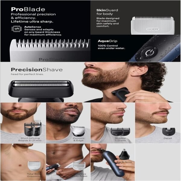 Gillette Fusion5 ProGlide Lâminas de Barbear 8 Unidades - Image 4