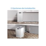 Máquina de Lavar Loiça Comfee CDWEF1034BW Slimline 10 Serviços 45cm Branco - Image 5