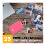 Kodak Step Rosa — Impressora Portátil 2×3″ ZINK, Bluetooth/NFC, até 25 fotos por carga - Image 6