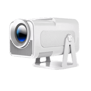 Magcubic HY320 Plus NTV Branco — Projetor Netflix-licenciado HD 1080p, 320 ANSI, Android 13, Wi-Fi Dual-Band, BT 5.2