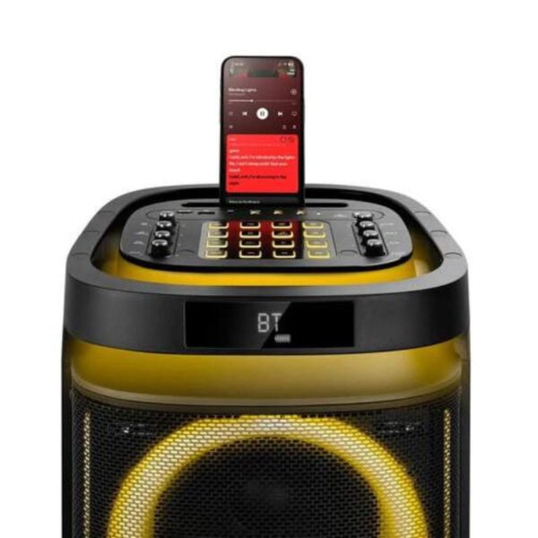 Phoenix RumbleBoss XL – Coluna Bluetooth Portátil 160 W, Bateria 7000 mAh, Função Karaoke - Image 3