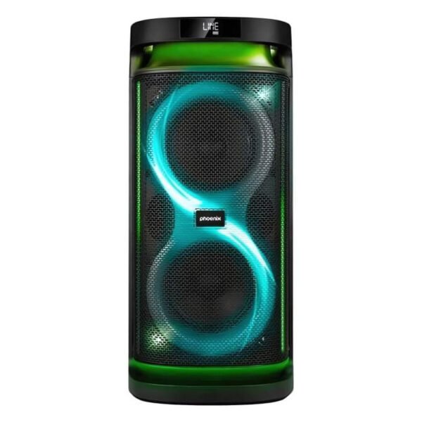 Phoenix RumbleBoss – Coluna Bluetooth Portátil 80 W RMS, Bateria 4000 mAh, Função Karaoke - Image 2