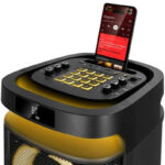 Phoenix RumbleBoss – Coluna Bluetooth Portátil 80 W RMS, Bateria 4000 mAh, Função Karaoke - Image 5