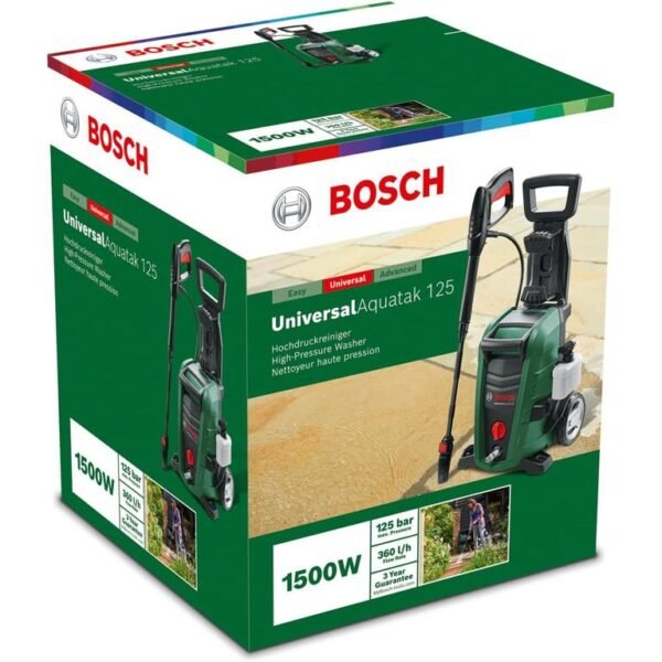 Limpa-jardins Bosch UniversalAquatak 125, 1 500 W, 125 bar, 6 l/min, 5 m mangueira - Image 4