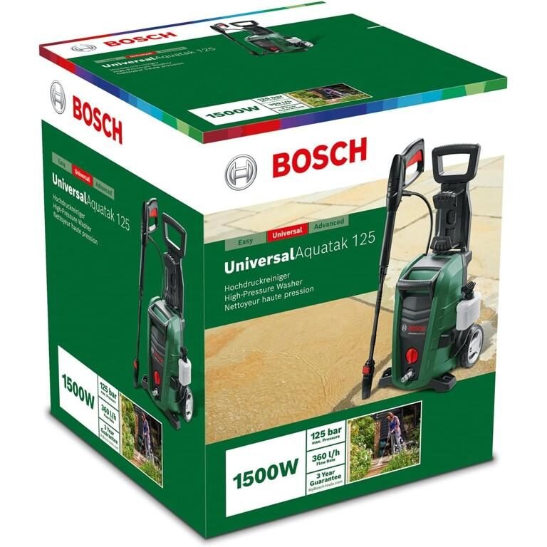 Limpa-jardins Bosch UniversalAquatak 125, 1 500 W, 125 bar, 6 l/min, 5 m mangueira - Image 4