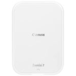 Canon Zoemini 2 Branco pérola — Impressora Fotográfica Portátil 2×3" (ZINK, BT 5.0, USB-C)