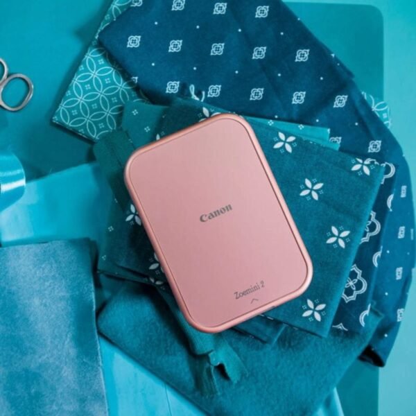 Canon Zoemini 2 Rose Gold — Impressora Fotográfica Portátil 2×3" (ZINK, BT 5.0, USB-C) – 5452C003 - Image 4