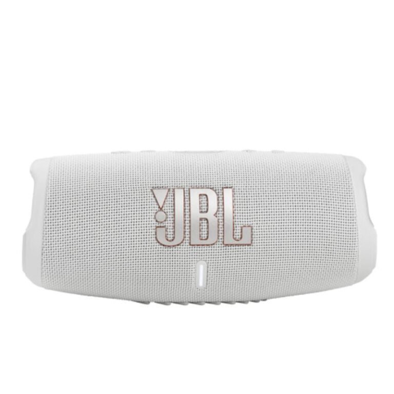 JBL Charge 5 Branco – Coluna Bluetooth Portátil 40 W, IP67, Bateria 7.500 mAh