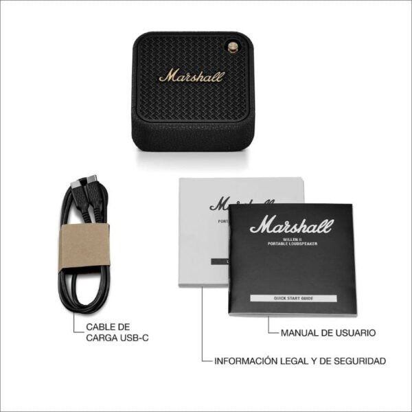 Marshall Willen II – Coluna Bluetooth Portátil IP67, Bateria 17+ Horas - Image 7