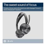 Headset Sem Fios Poly Voyager Focus 2 ANC Bluetooth USB-C Preto com Base de Carregamento - Image 3