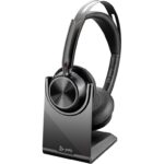 Headset Sem Fios Poly Voyager Focus 2 ANC Bluetooth USB-C Preto com Base de Carregamento - Image 5