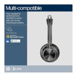 Headset Sem Fios Poly Voyager Focus 2 ANC Bluetooth USB-C Preto com Base de Carregamento - Image 4