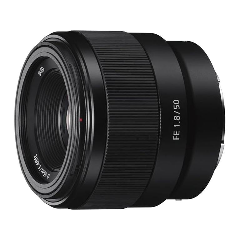 Objectiva Sony FE 50 mm f/1.8, Montagem E, Leve e Compacta, 49 mm