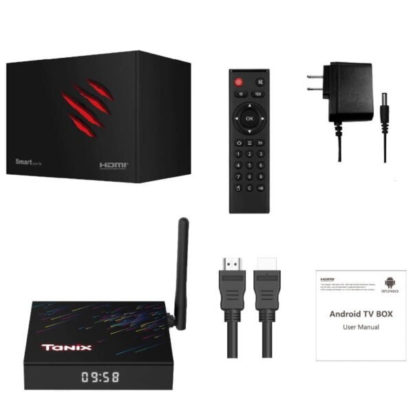 Tanix TX68 H618 – Android TV-Box 4GB RAM / 64GB, Allwinner H618, WiFi 6, 4K - Image 3