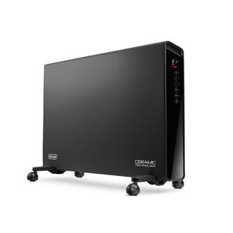 Aquecedor Cerâmico DeLonghi Slim Style HX65L22 – 2200 W, Termóstato Digital, Ecrã LED, Proteção IPX4, Design Ultrafino