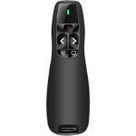 Apresentador Sem Fios USB 2,4 GHz – Presenter com Ponteiro Laser Vermelho e Alcance até 15 m