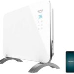 Aquecedor Elétrico Cecotec Ready Warm 6650 Crystal Connection – 1000 W, Vidro Temperado, Wi-Fi, Termóstato Digital, Silencioso